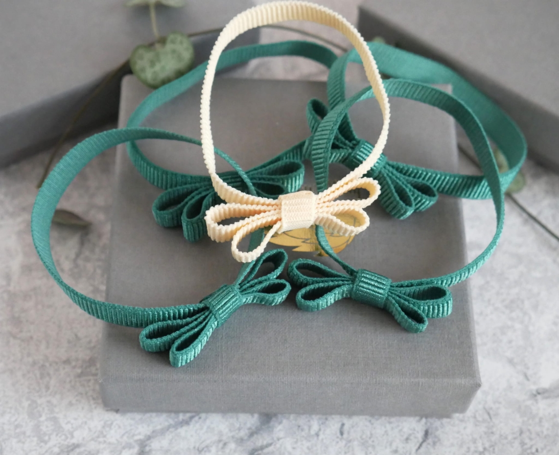 Zestaw bransoletek na wieczór panieński - Dowolna ilość bransoletek - Dowolne kolory - Zestaw bransoletek na wstążce na wieczór panieński z kokardą - Dowolna ilość bransoletek - Dowolne kolory