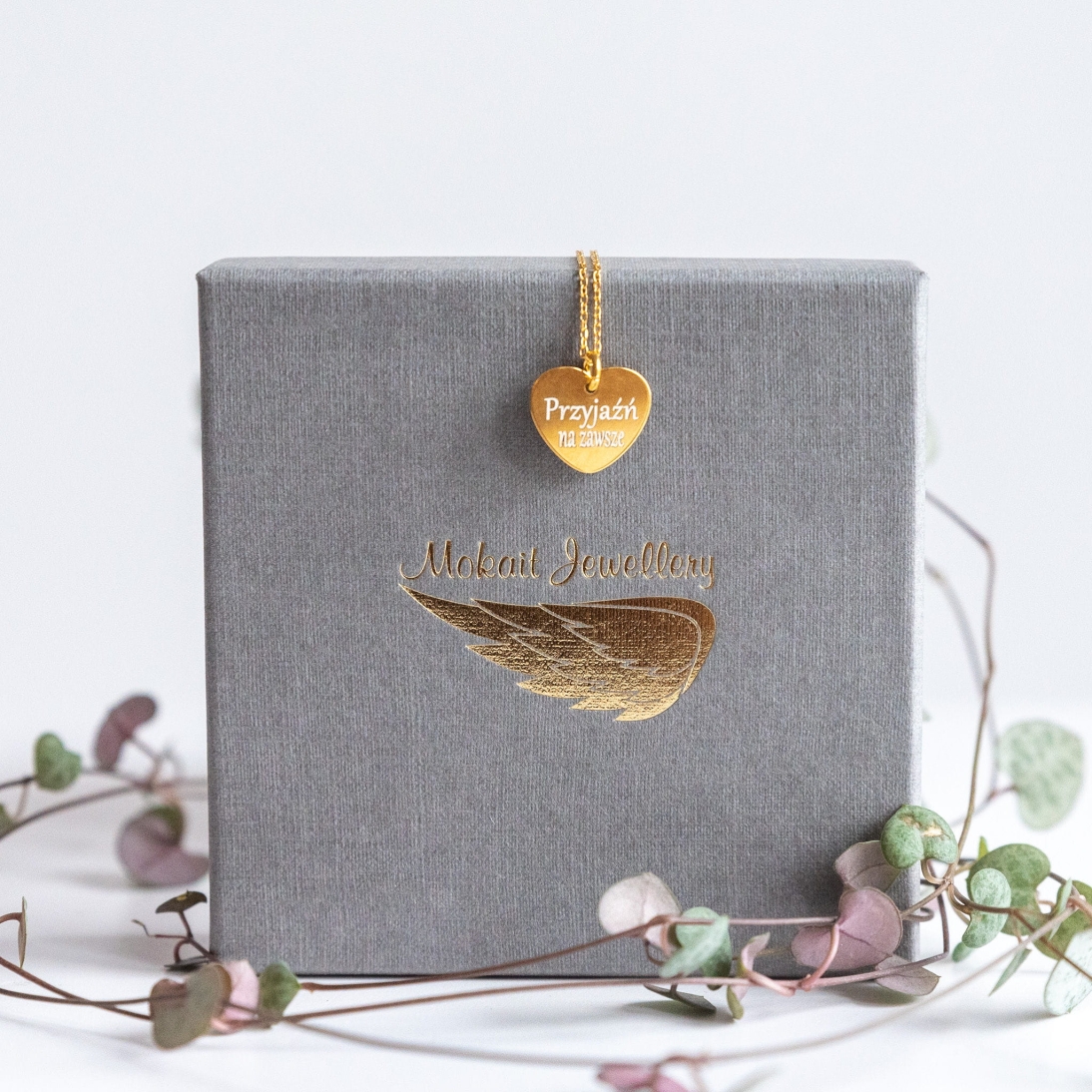 Naszyjnik dla Przyjaciółki z grawerem -  Przyjaźń na zawsze - Biżuteria personalizowana  - Naszyjnik dla Przyjaciółki z grawerem - Przyjaźń na zawsze - Biżuteria personalizowana