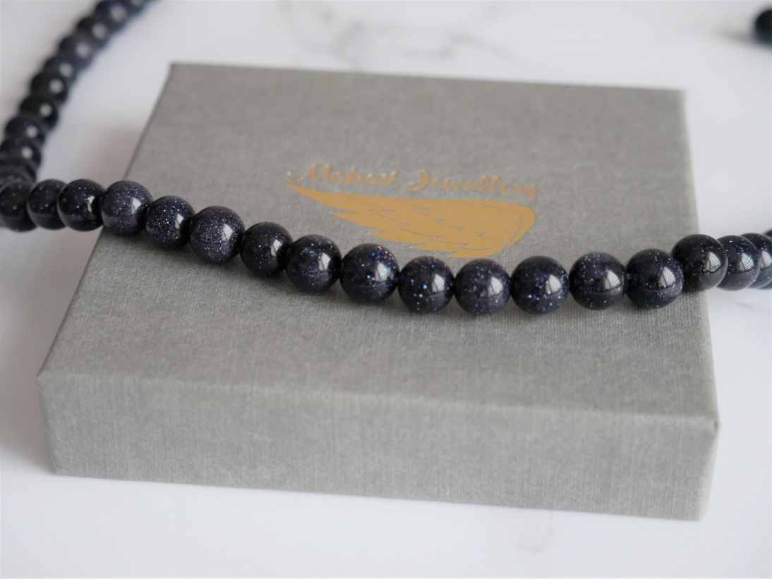 Bransoletka z 5 dzieci z imionami Kamień Noc Kairu - Bransoletka personalizowana - Pomysł na prezent dla Mamy  - noc kairu.JPG