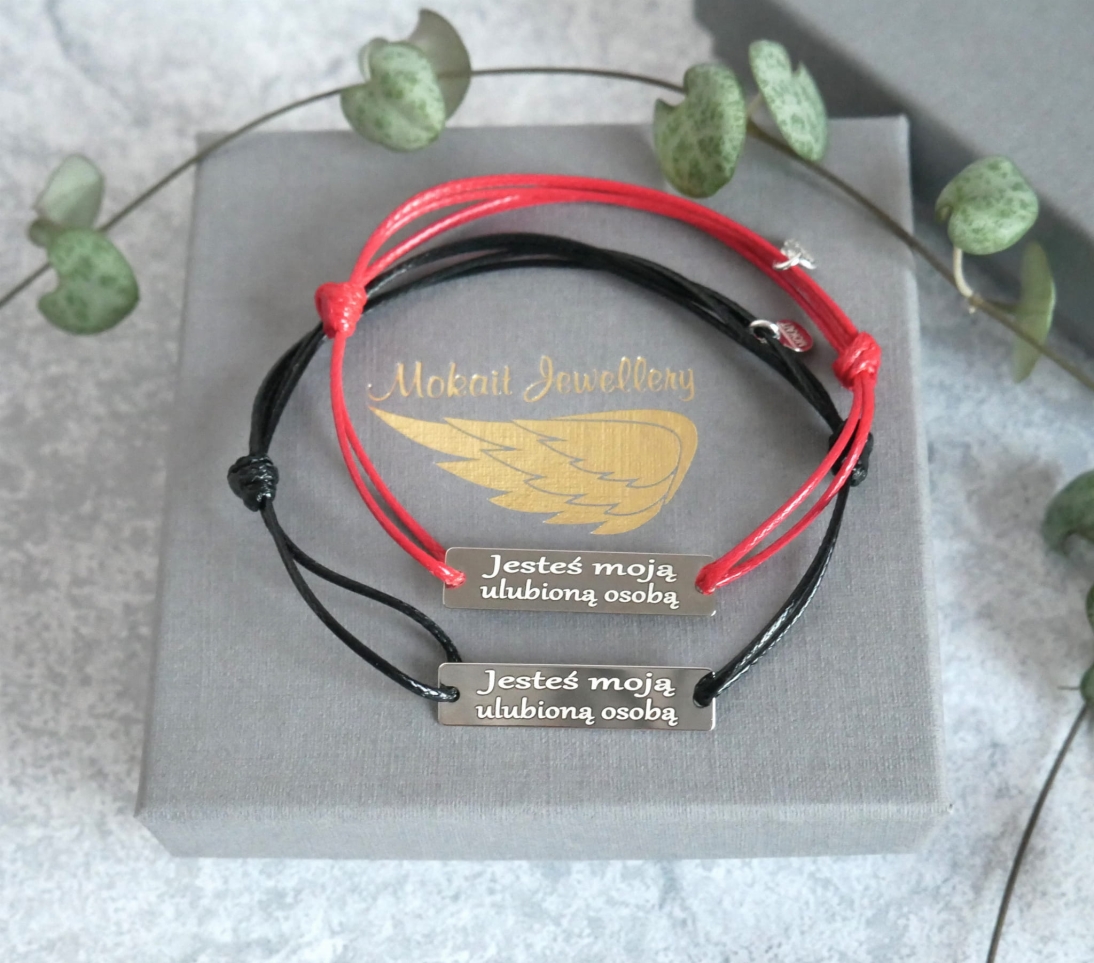 Zestaw Bransoletek  Dla Niej i dla niego ONA / ON  - Bransoletki dla Par  - Jesteś moją ulubioną osobą - Zestaw Bransoletek  Dla Niej i dla niego ONA / ON  - Bransoletki dla Par  - Jesteś moją ulubioną osobą