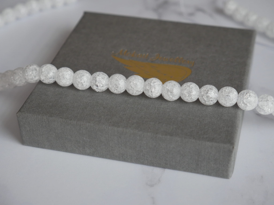 Podziękowania dla Świadkowej - Bransoletka regulowana Kamień kryształ z z sercem i koniczyną - Bransoletka personalizowana - gorski.JPG