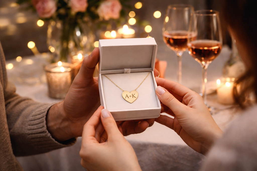 Biżuteria personalizowana a etapy relacji – kiedy jaki prezent ma sens